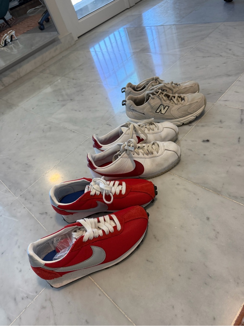 Lot of fashion sneakers sz 6 and 6.5